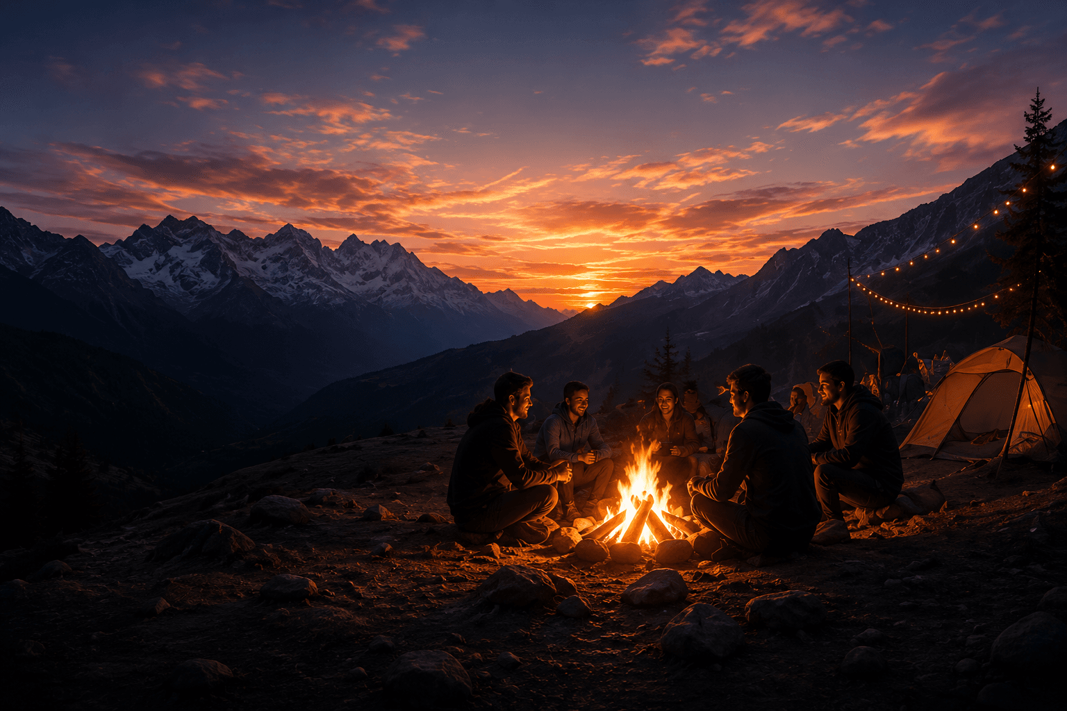 Matka Trails Mountain Campfire